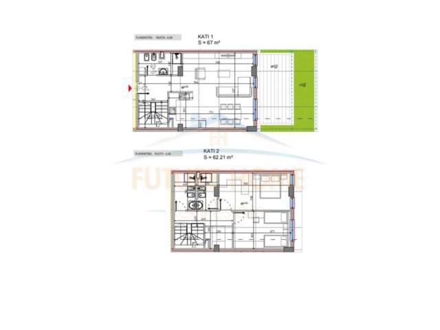 Tirane, shes apartament 2+1+BLK Kati 0, 184 m² 246.120 Euro (Kodra e Diellit)
