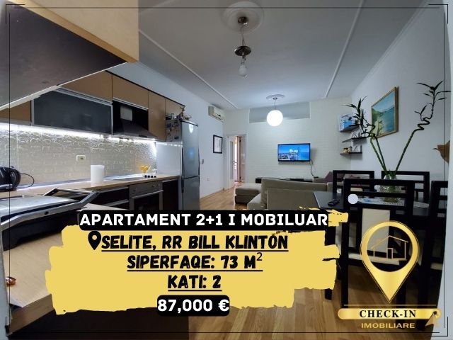 Tirane, shitet apartament 2+1+BLK Kati 2, 73 m² 87.000 Euro (Selite)