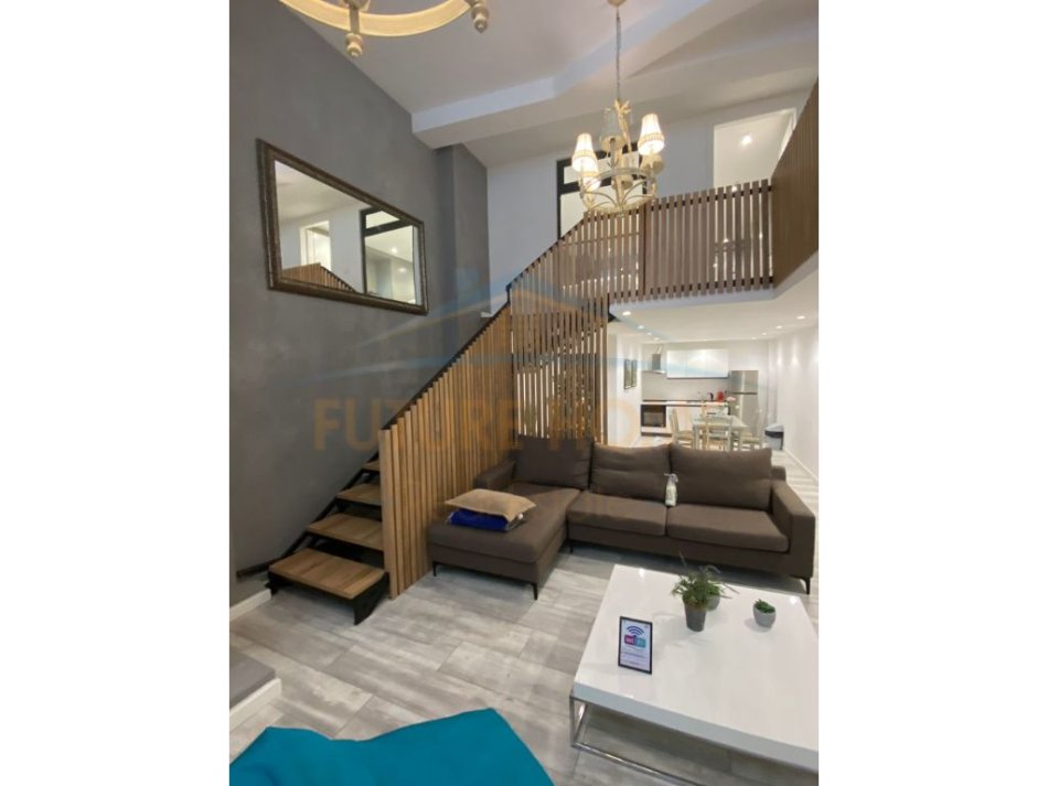 Tirane, jepet me qera apartament duplex Dublex Kati 0, 120 m² 1.500 € (Myslym Shyr)