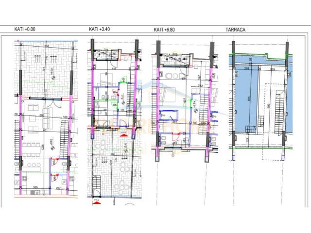 Tirane, shitet Vile Kati 3, 416 m² 438.200 Euro (Farke)