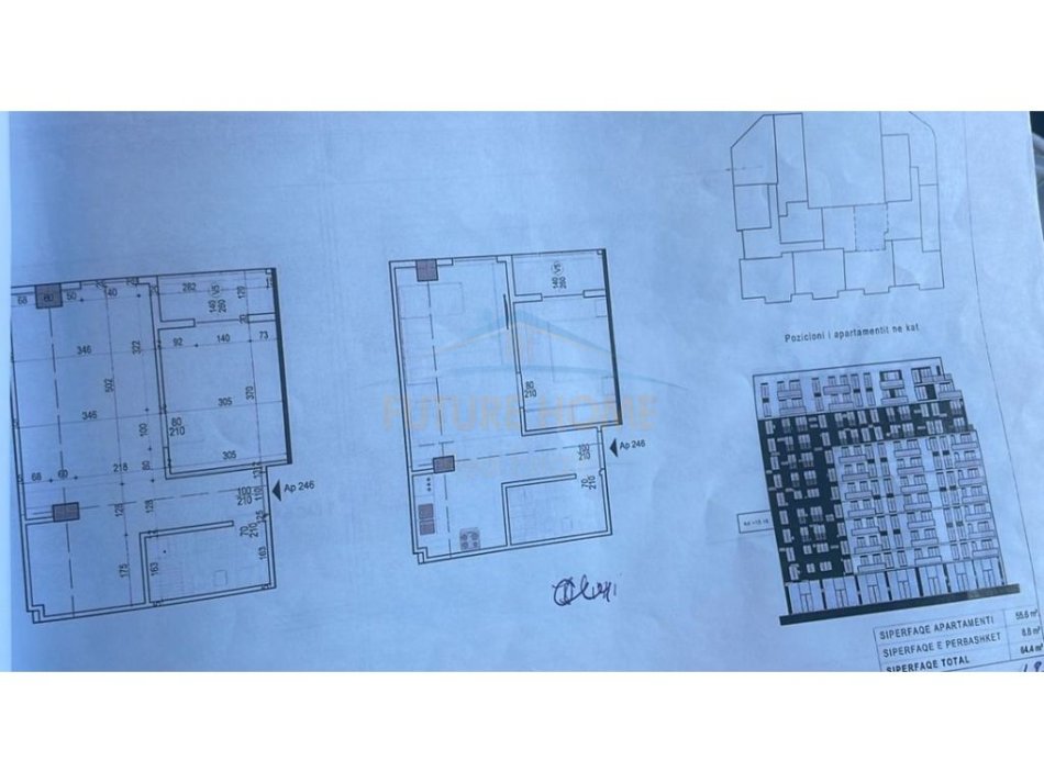 Shitet Apartament 1+1, Komuna e Parisit, Tiranë.