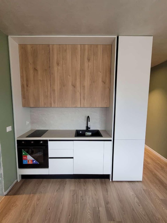 Tirane, jepet me qera apartament 1+1 Kati 7, 55 m² 450 € (Rruga Teodor Keko)