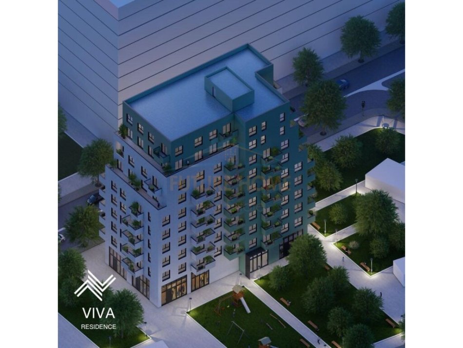 Tirane, shitet apartament 1+1 Kati 3, 66 m² 99.150 € (Viva Rezidence,Rruga Javer Malo)