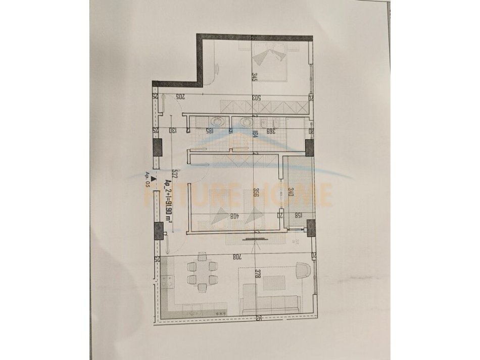 Shitet, Apartament 2+1+2, Kamez