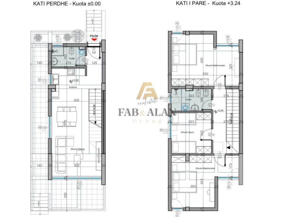 Gjiri Lalezit | Hamallaj, shitet Vile 2 Katshe , 133 m² 400.000 € (Hamallaj)