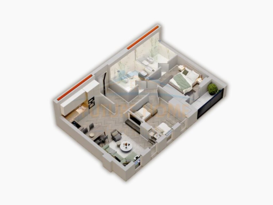 Shitet, Apartament 2+1+2, Univers City PRO+40191