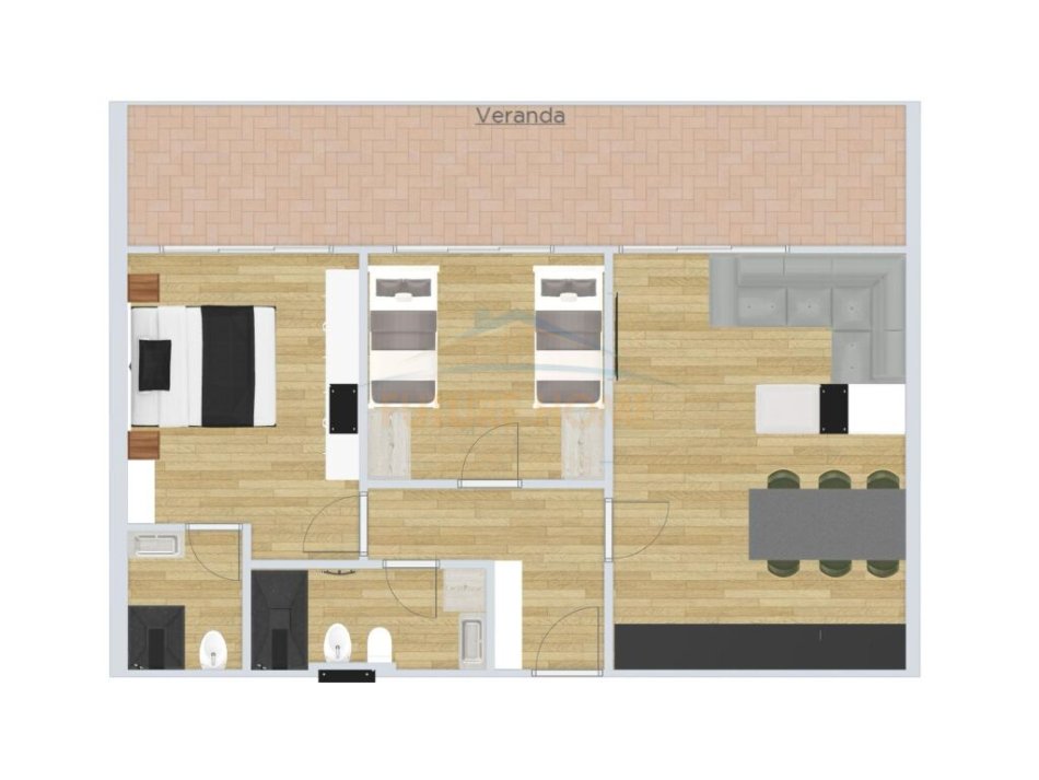 Shitet, Apartament 2+1, Shkolla e Kuqe