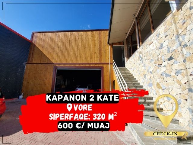 Tirane, jepet me qera magazine Kati 0, 320 m² 600 Euro (Vore)