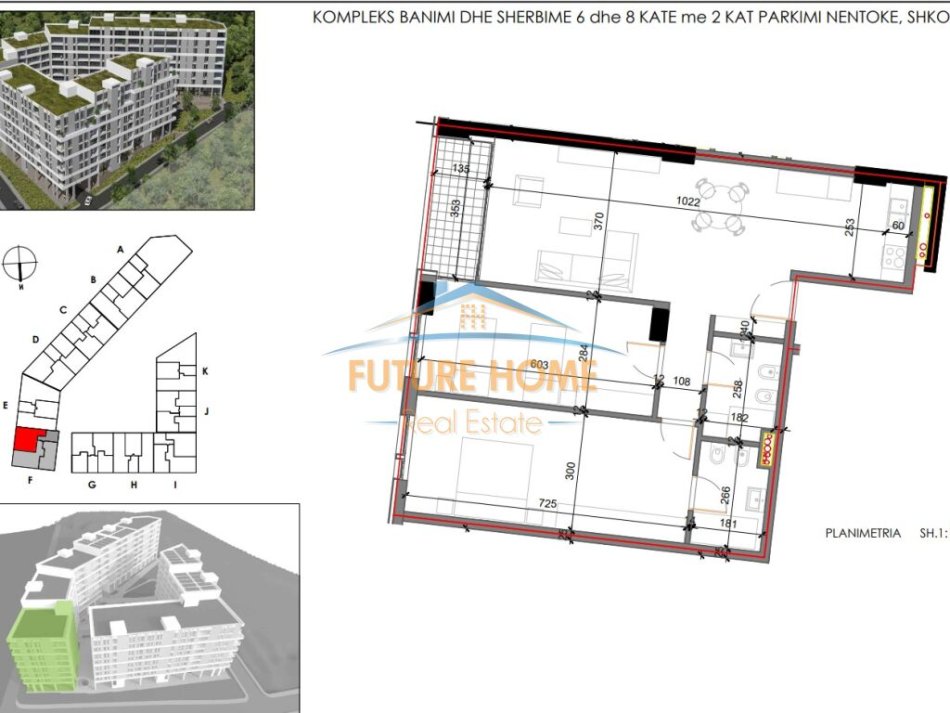Tirane, shitet apartament 2+1 Kati 3, 120 m² 118.700 € (Shkoze)