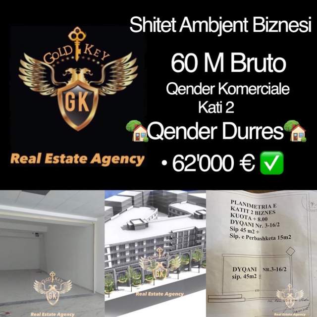 Durres, shes dyqan Kati 3, 62.000 Euro (QENDER VALUTA)