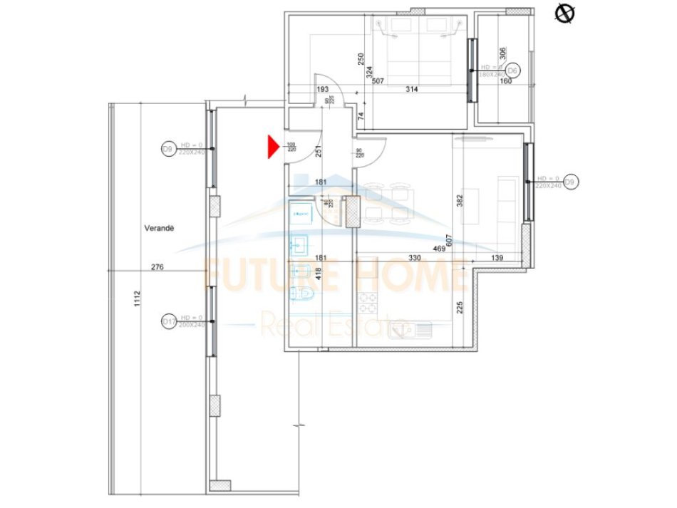 Tirane, shitet apartament 2+1+Ballkon , 85 m² (Liqeni i Thate)