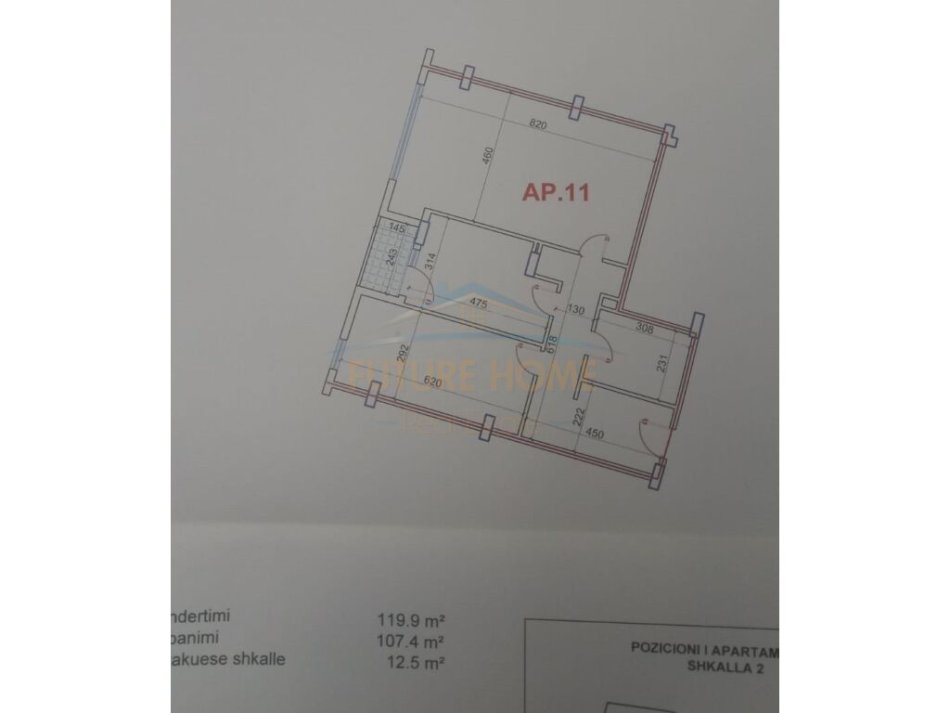 Tirane, shitet apartament 2+1+Ballkon Kati 5, 120 m² 156.000 € (Don Bosco)