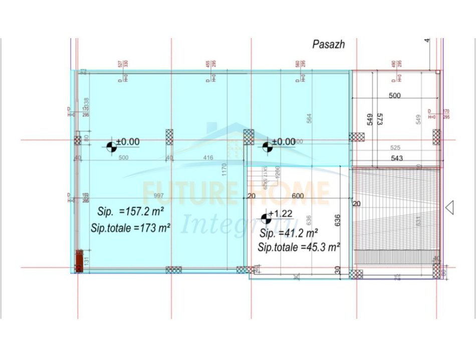 Tirane, jepet me qera ambjent biznesi Kati 0, 173 m² 3.000 € (Rruga e Kavajes, Kompleksi Square 21)