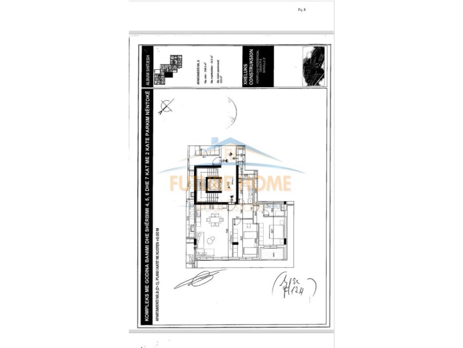 Tirane, shitet apartament 2+1+Aneks+Ballkon Kati 3, 123 m² 197.000 € (RRUGA ELBASANIT)