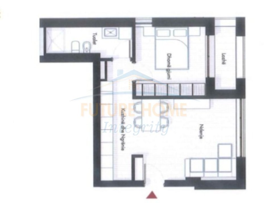 Tirane, shitet apartament 1+1+Ballkon Kati 7, 75 m² 97.643 € (Rruga Siri Kodra)