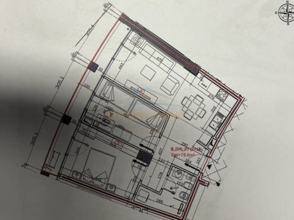 Tirane, jepet me qera ambjent biznesi Kati 4, 93 m² 1.200 € (Rruga e Kosovareve)