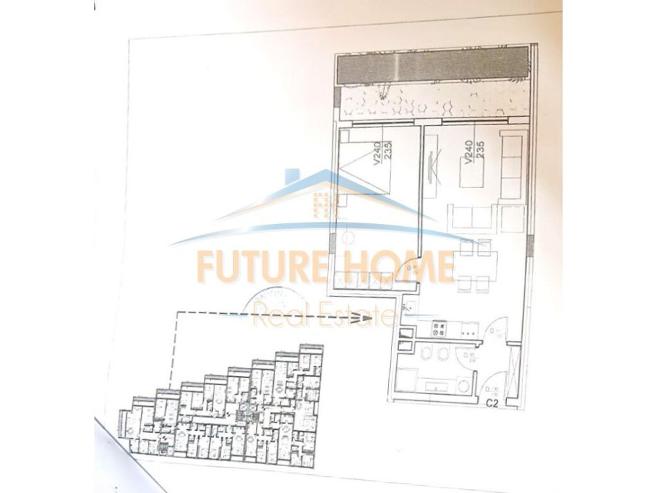 Tirane, shitet apartament 1+1+Ballkon Kati 3, 93 m² 158.500 € (LIQENI I THATE)