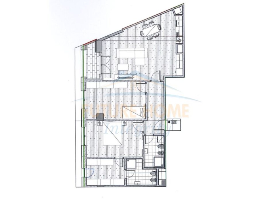 Tirane, shitet apartament 2+1 Kati 2, 130 m² 241.702 € (Kopshti Zoologjik)