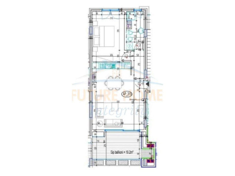 Durres, shitet apartament 1+1 Kati 2, 90 m² 284.130 € (San Pietro Residence Gjiri i Lalzit)
