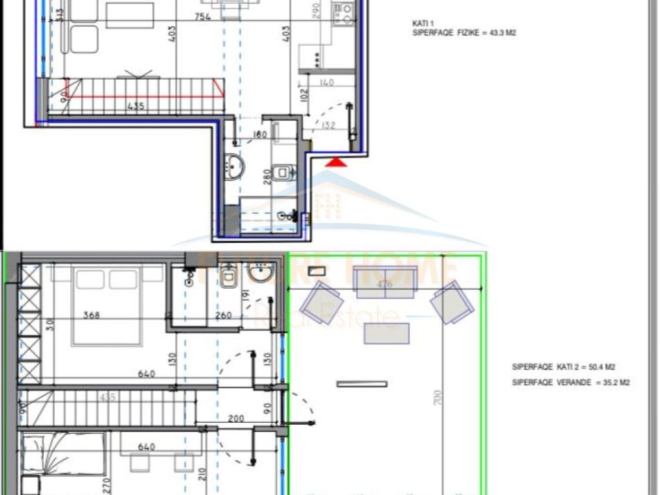 Tirane, shitet apartament 2+1 Kati 3, 94 m² 259.000 € (Rezidenca Kodra E Diellit)