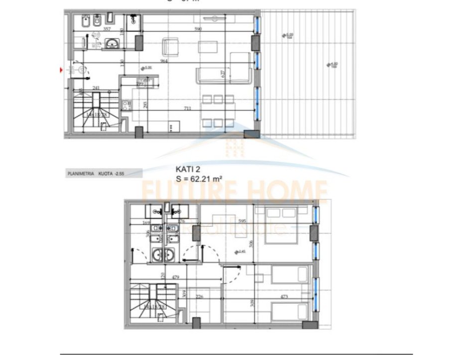 Tirane, shitet apartament 2+1 Kati 0, 184 m² 236.800 € (KODRA E DIELLIT)