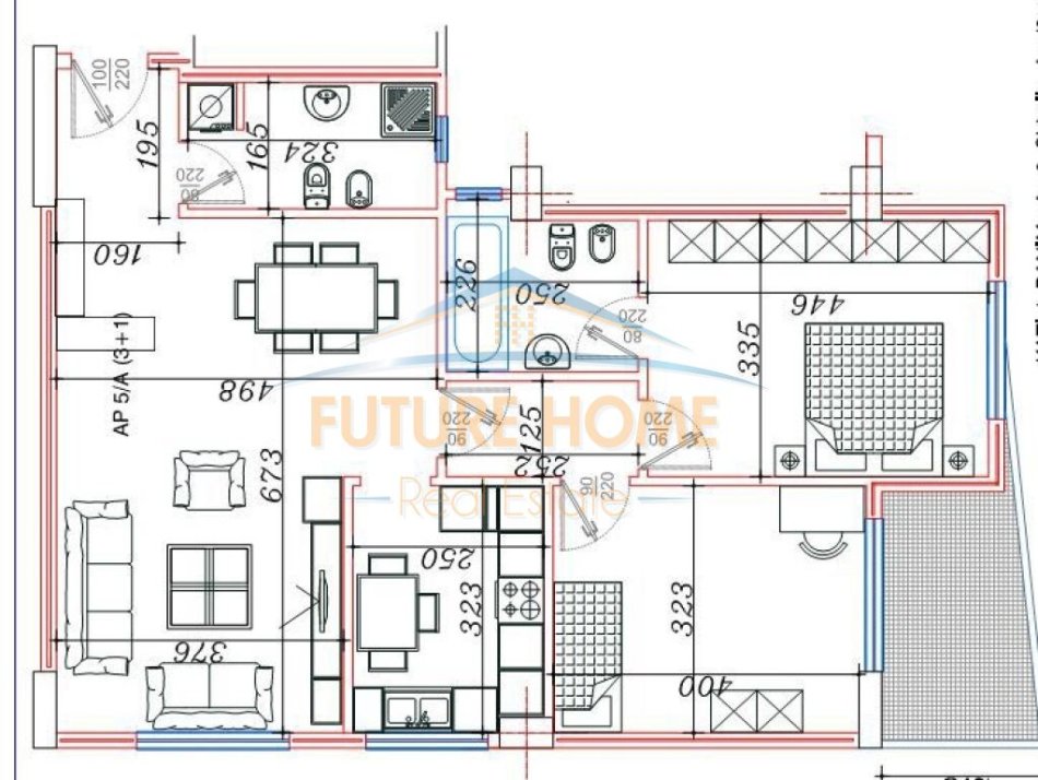 Tirane, shitet apartament 2+1+Ballkon Kati 4, 112 m² 146.000 € (UNAZA E RE)