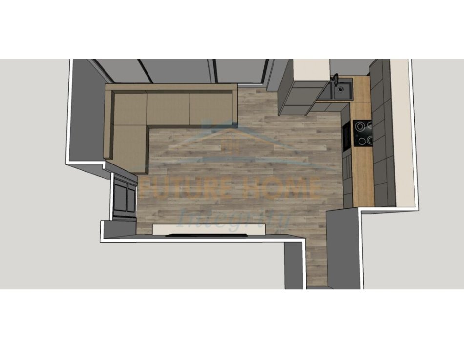 Tirane, jepet me qera apartament 1+1+Ballkon Kati 5, 57 m² 110.000 € (Bulevardi i Ri)