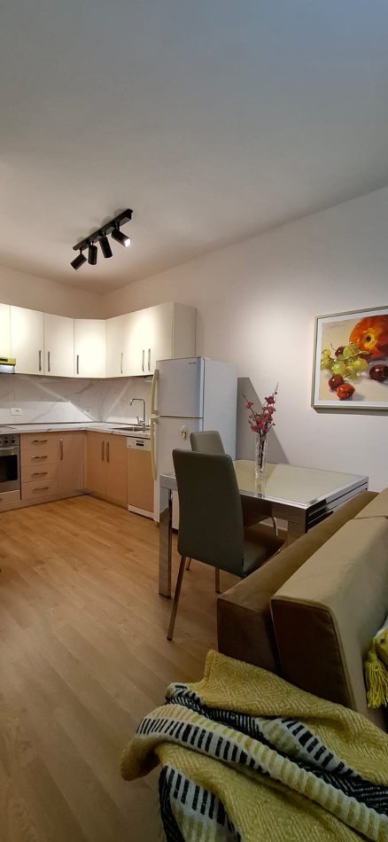 Tirane, jepet me qera apartament 1+1 Kati 2, 75 m² 600 € (Kopshti Botanik)