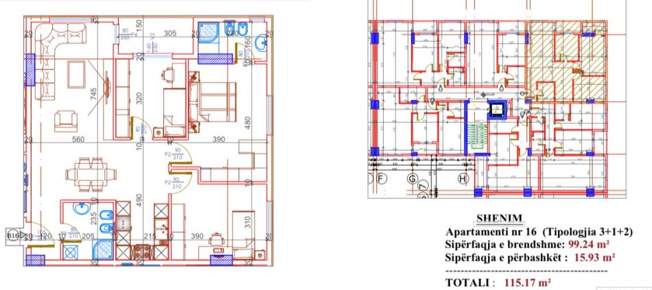 Tirane, shitet apartament 1+1 Kati 2, 69 m² 54.000 € (Kamez)