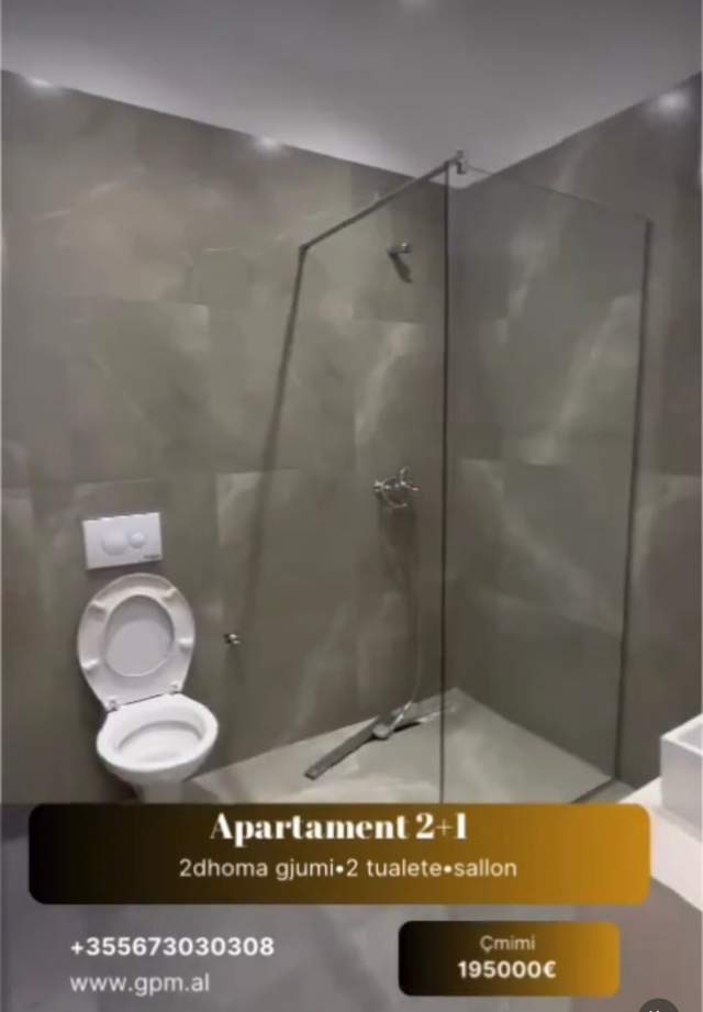 Tirane, shitet apartament 2+1 Kati 5, 117 m² 195.000 Euro tek Oasis Rezidenc ne Unaze