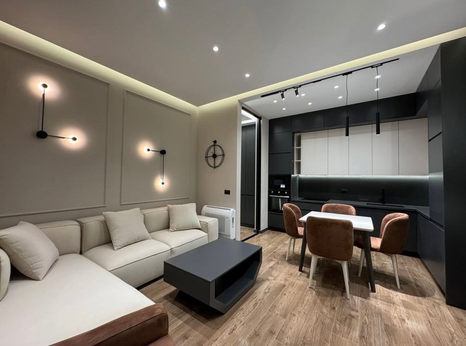 Tirane, jepet me qera apartament 1+1 Kati 5, 70 m² 900 € (Rruga Kavajes, Kompleksi Deliorgji)