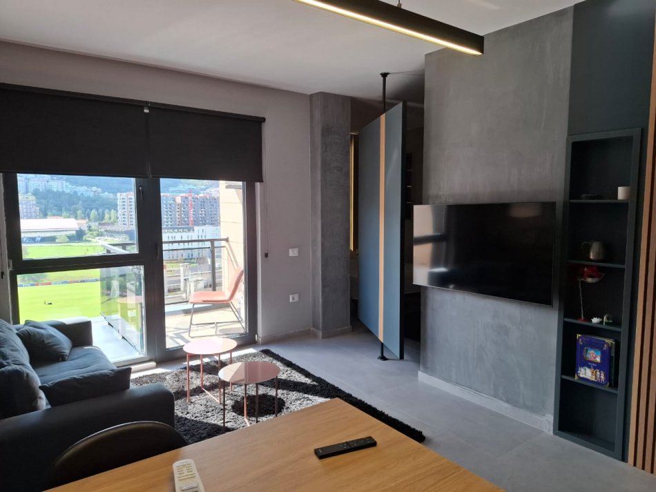 Tirane, jepet me qera apartament 1+1+Ballkon Kati 9, 60 m² 750 € (rruga e kosovareve)