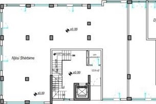 Tirane, jepet me qera zyre Kati 1, 560 m² 7.000 € (Qender, Rruga e Dibres)