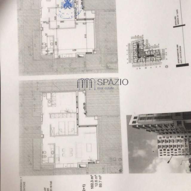 Tirane, shitet apartament 2+1+BLK Kati 2, 107 m² 950 Euro/m² (Rruga Dibres)