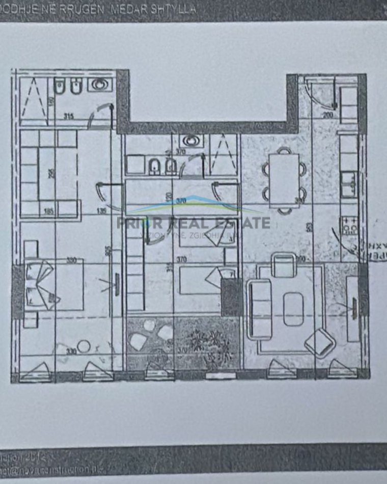 Tirane, shitet apartament 2+1+Ballkon Kati 4, 130 m² 298.540 € (Komuna e Parisit White Tower)