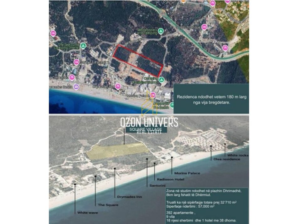 Dhermi - Palase, shitet apartament 1+1 Kati 0, 60 m² 173.000 € 