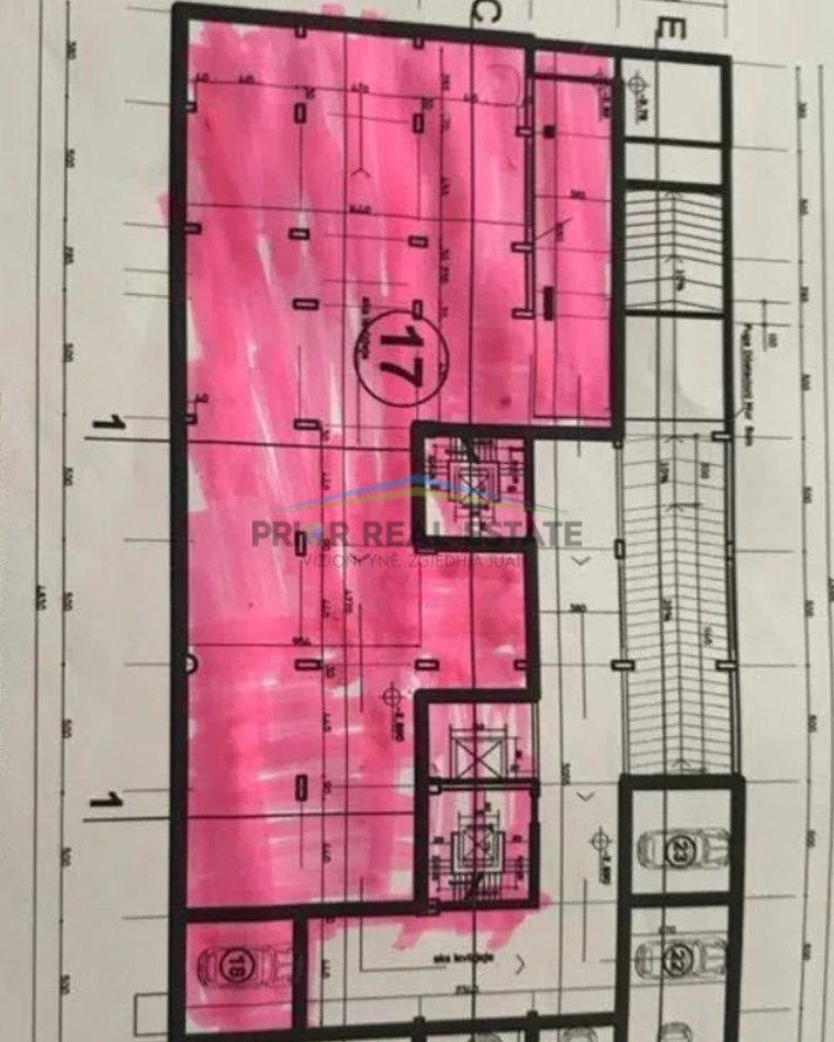 Tirane, jepet me qera ambjent biznesi Kati -1, 700 m² 5.600 € (Bllok)