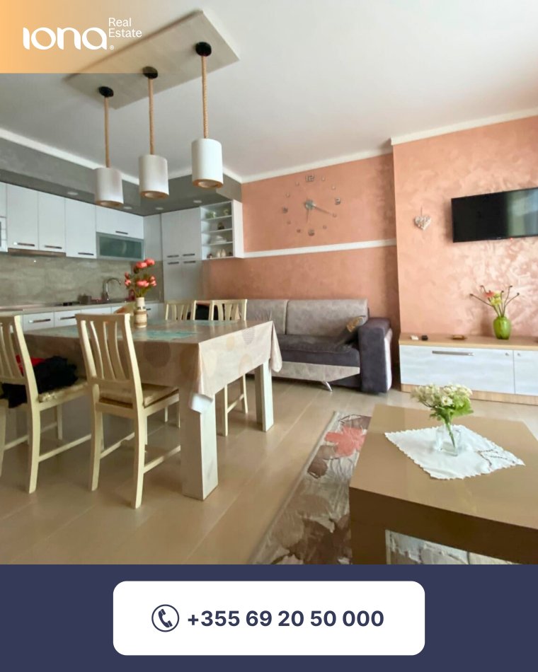 Golem, shitet apartament 1+1+Ballkon Kati 3, 66 m²