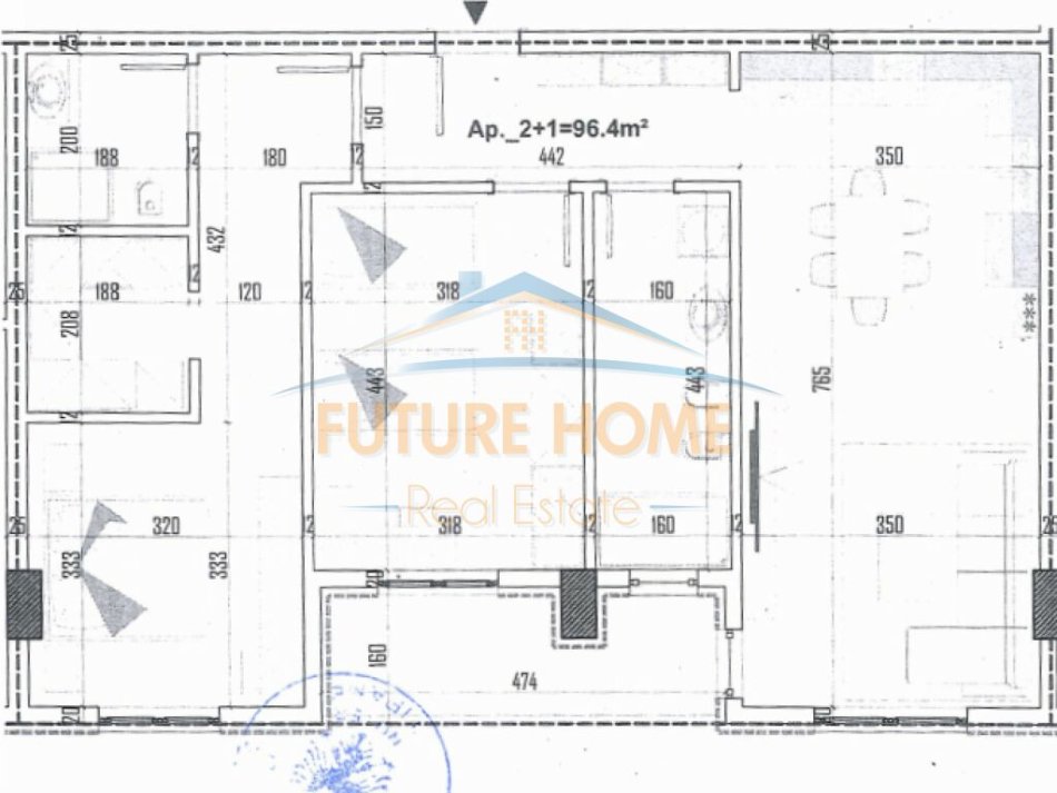 Tirane, shitet apartament 2+1+Ballkon Kati 3, 112 m² 107.500 € (Paskuqan)