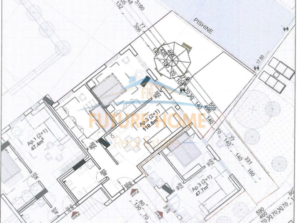 Vlore, shitet apartament 2+1 Kati 0, 127 m² 421.000 € (DHERMI)