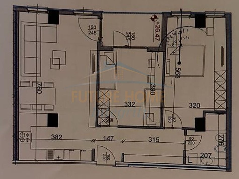 Tirane, shitet apartament 2+1+Ballkon Kati 7, 103 m² 149.640 € (Dritan Hoxha)
