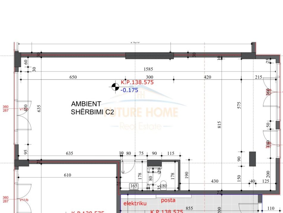 Tirane, jepet me qera dyqan Kati 0, 131 m² 2.000 € (Rezidenca Zirkon)