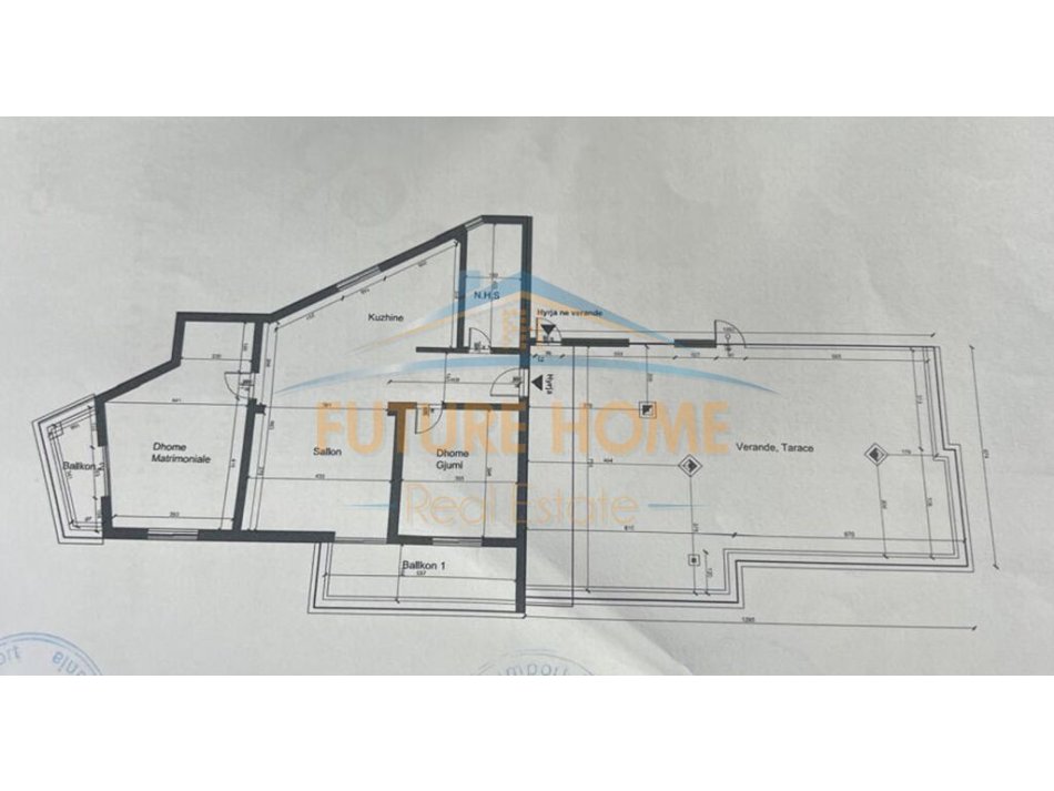 Tirane, shitet apartament 2+1+Ballkon Kati 7, 217 m² 165.000 € (FRESK)