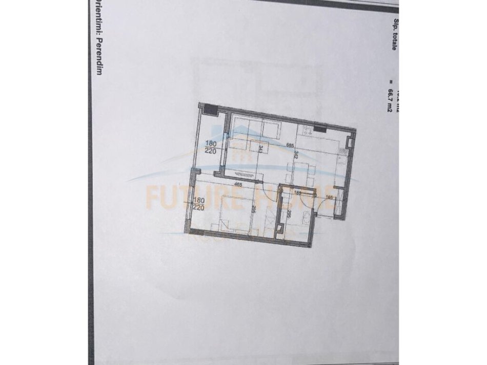Tirane, shitet apartament 1+1 Kati 2, 56 m² 66.700 € (Kompleksi Aluna)
