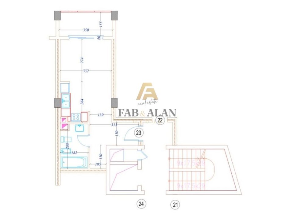 Tirane, shitet garsonier Kati 6, 45 m² 56.000 € (Fratari, Astir)