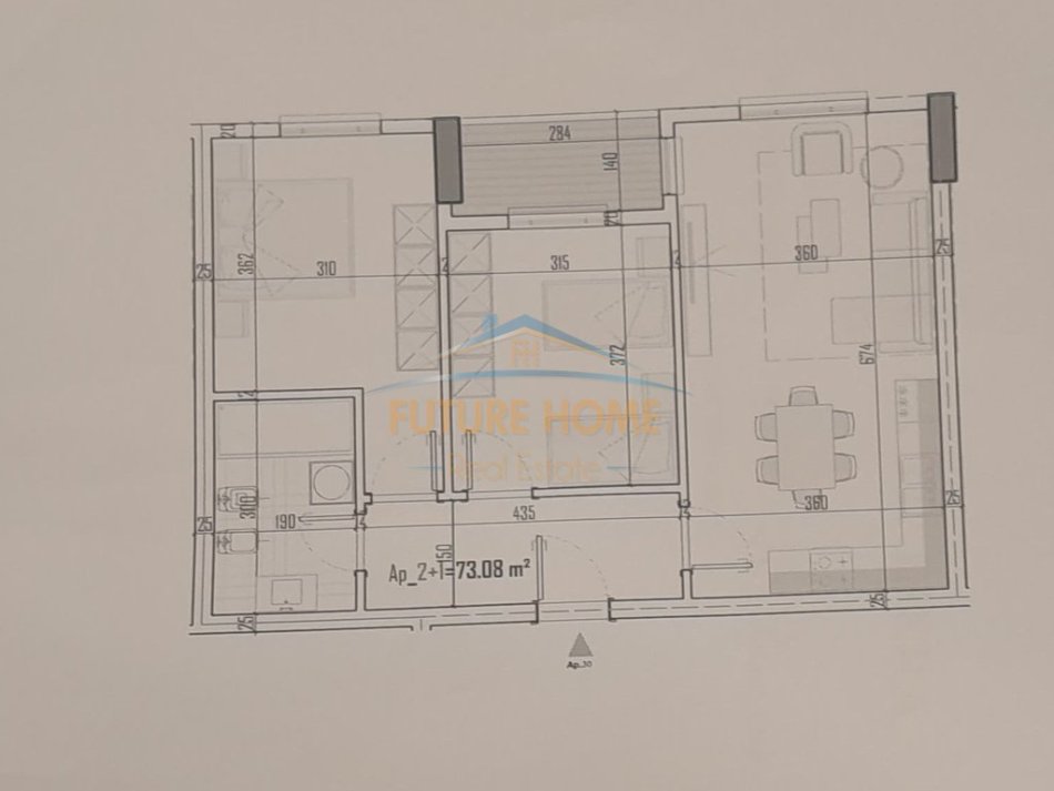 Tirane, shitet apartament 2+1 Kati 4, 84 m² 90.000 € (Paskuqan)