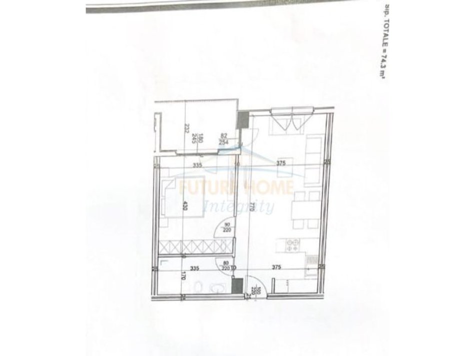Tirane, shitet apartament 1+1 Kati 3, 73 m² 115.000 € (Dritan Hoxha)