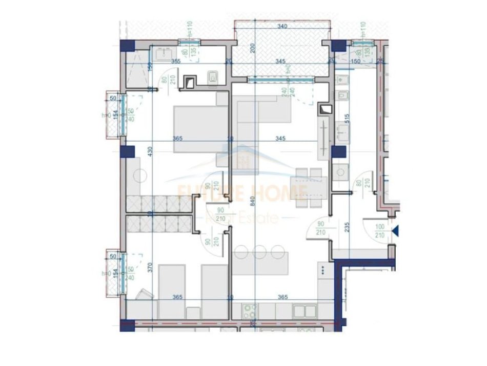 Tirane, shitet apartament 2+1 Kati 6, 110 m² 121.825 € (PASKUQAN)