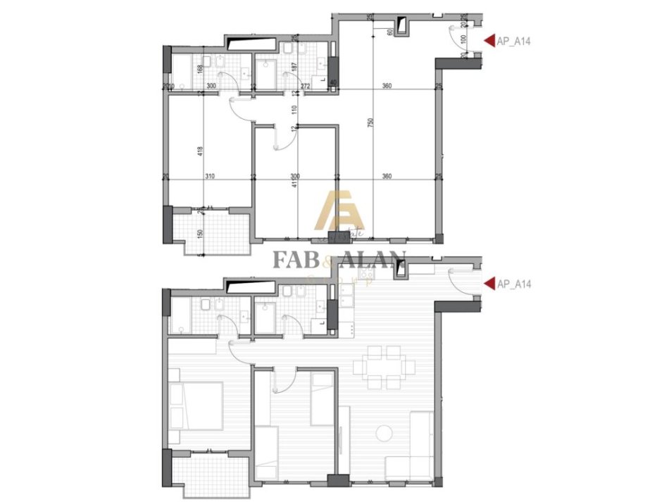 Tirane, shitet apartament 2+1+2 Kati 7, 99 m² 138.200 € (5 maji)