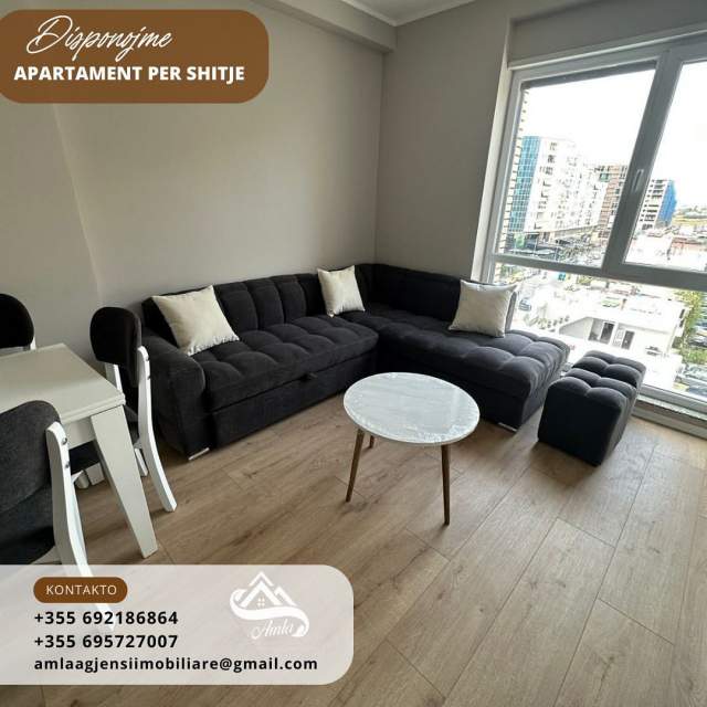 Tirane, shitet apartament 1+1+BLK Kati 4, 55 m² 82.000 Euro (Vila L2)